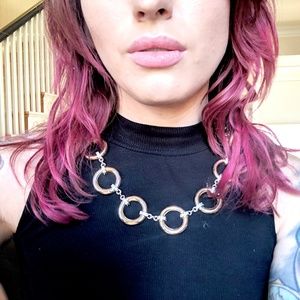 Banana Republic Ring and CZ Statement Necklace